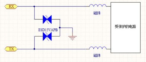 RS232 防护电路